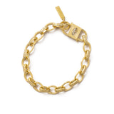 CELINE PAVÉ CHAIN LINK BRACELET