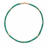 FOREST WHISPER EMERALD GEMSTONE NECKLACE