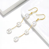 MO'OREA, NATURAL FRESHWATER PEARL EARRINGS
