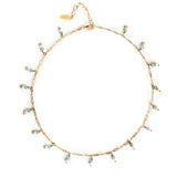 PARADISO PEARL & AQUAMARINE NECKLACE