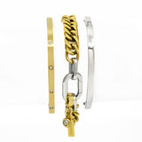 BROOKE, GOLD & SILVER BRACELET SET