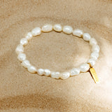 VAITIARE, STRETCH FRESHWATER PEARLS BRACELET
