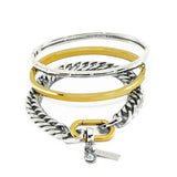 BROOKE, GOLD & SILVER BRACELET SET