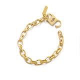 CELINE PAVÉ CHAIN LINK BRACELET