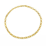 CELINE PAVÉ CHAIN LINK NECKLACE