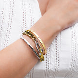 BROOKE, GOLD & SILVER BRACELET SET