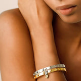 KELLY LOCK BANGLE BRACELET